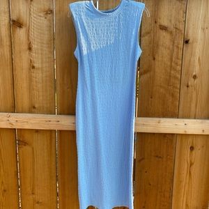 Dusty Blue MIDI Dress